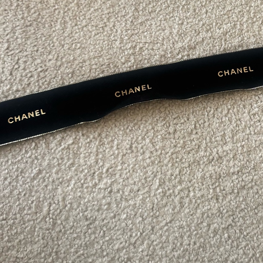 Chanel Black Velvet Ribbon